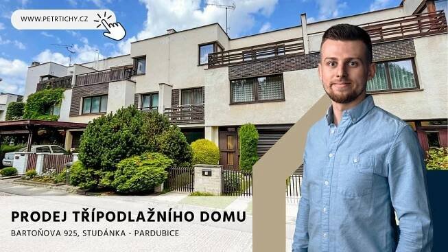 VIDEOPROHLÍDKA - Prodej třípodlažního rodinného domu v oblibené lokalitě - Pardubice - Petr Tichý