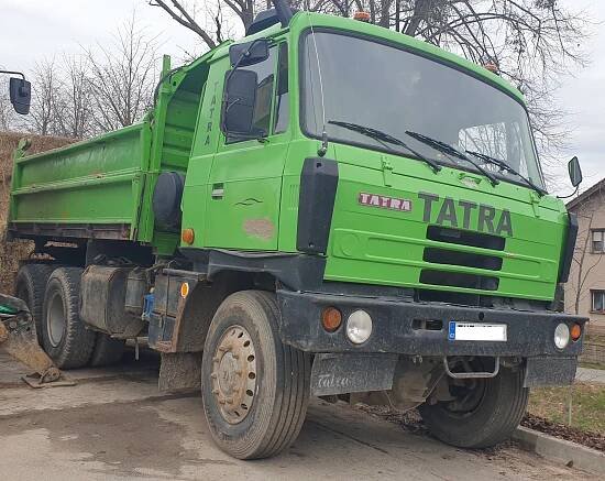 sklápěč Tatra T815 - Pardubice