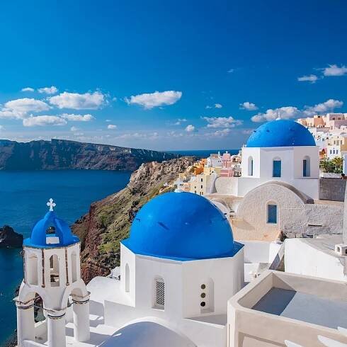 Heraklion: Celodenní výlet na Santorini s průvodcem a plavba trajektem | GetYourGuide