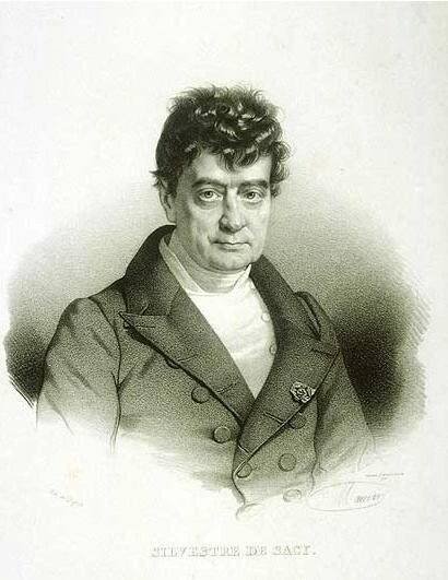 Silvestre de Sacy – Wikipedie