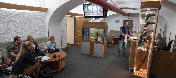 Společenské prostory střelnice Trigger