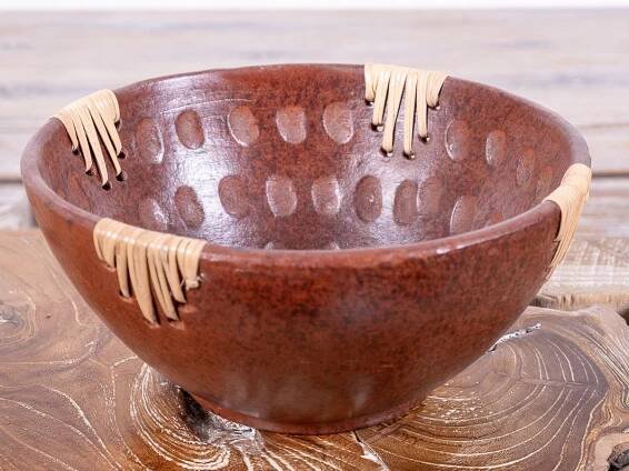 Terakotová mísa - talíř, terracota, keramika Lombok - ID1703017-02
