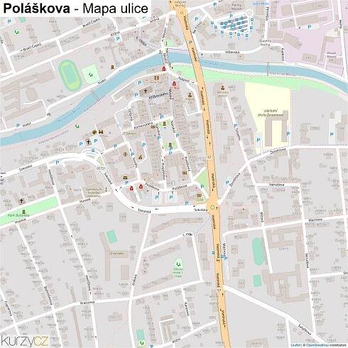 Poláškova - mapy | Kurzy.cz