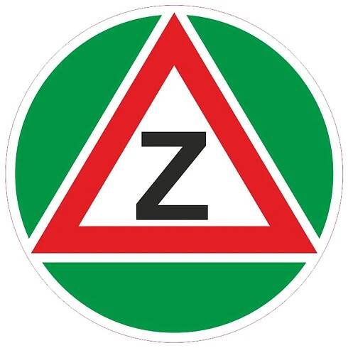 Autosamolepka, předpisová, Začátečník, 15 x 17 cm 350x500.jpg