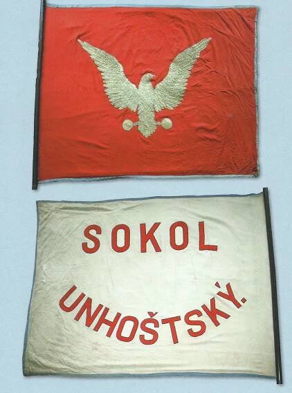 Sokolské památky | Prapor T.J. Sokol Unhošť