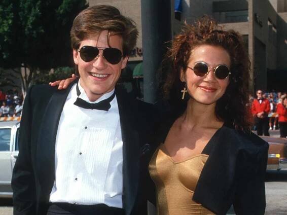 Jason Bateman and Justine Bateman attend the 39th annual Primetime Emmy Awards 