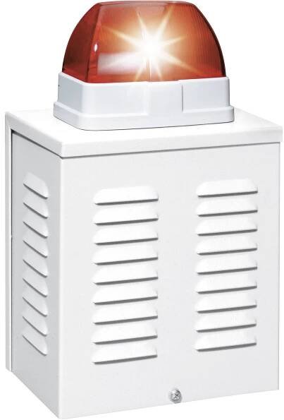 ABUS SG1650 siréna se stroboskopem 110 dB červená vnitřní, venkovní 12 V/DC : Půhy.cz