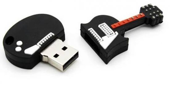 USB flash disk Kytara černá