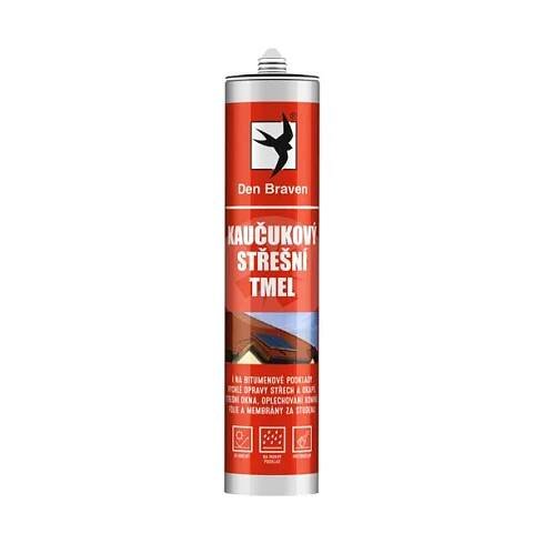 Tmel střešní kaučukový Den Braven černý - 280 ml | PRO-DOMA - Stavebniny PRO-DOMA | Váš dodavatel stavebních materiálů