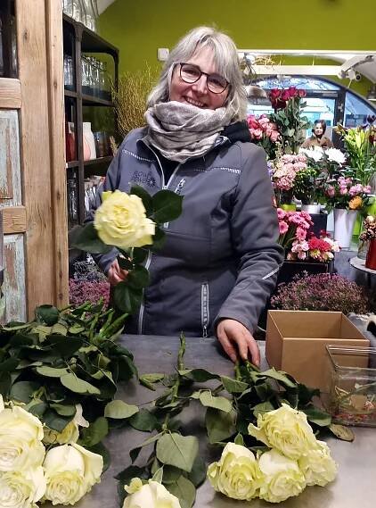 Blumenspende für´s Café Zammakemma
