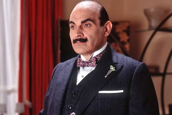 David Suchet as Poirot in a 1999 television version of 'The Murder of Roger Ackroyd'