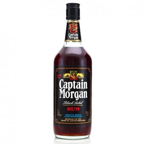 Aukce Captain Morgan Black Label 1970s 0,75l 40%
