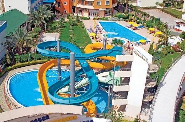 Bazén v ubytování Alaiye Resort & Spa Hotel - Ultra All Inclusive nebo v jeho okolí