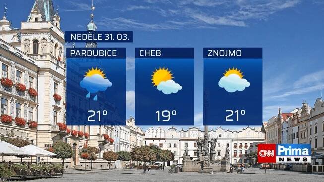 Počasí 31. 3. 2024