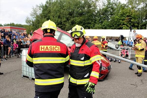 Hasiči soutěžili pod Ještědem ve vyprošťování, Ústecký kraj tam měl Rumburk