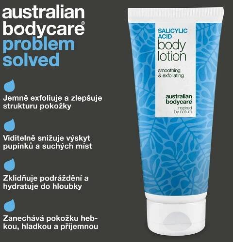 Tělové mléko na keratosis pilaris zjemňuje drsnou pokožku a redukuje pupínky. Obsahuje kyselinu salicylovou, niacinamid a zinek PCA.