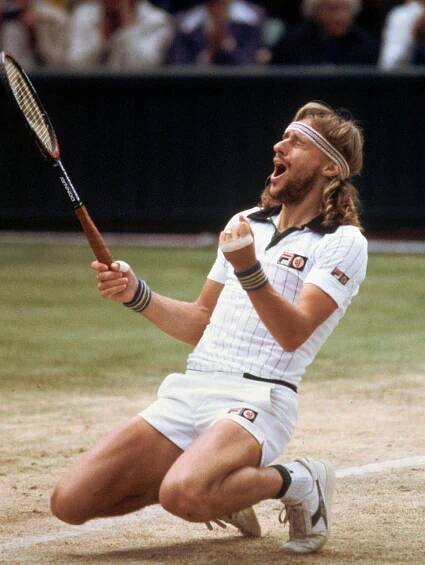 Swede Bjorn Borg is one of the all-time great Wimbledon players and had a powerful rivalry with then up-and-comer John McEnroe