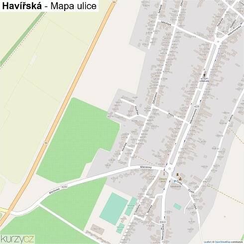 Havířská - mapy | Kurzy.cz