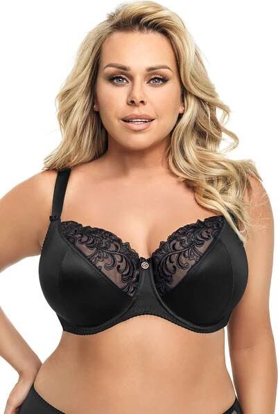 Gorsenia K378 Victoria black 80K Měkká podprsenka
