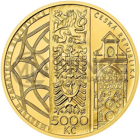 Zlaté mince ČNB - Městské památkové rezervace I. | Mince Numismatika.cz