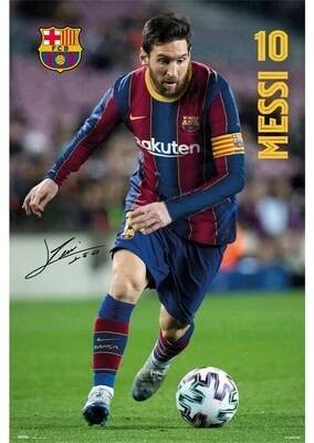 Plakát FC Barcelona: Messi 2020/2021 (61 x 91,5 cm)