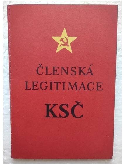 Členská legitimace KSČ