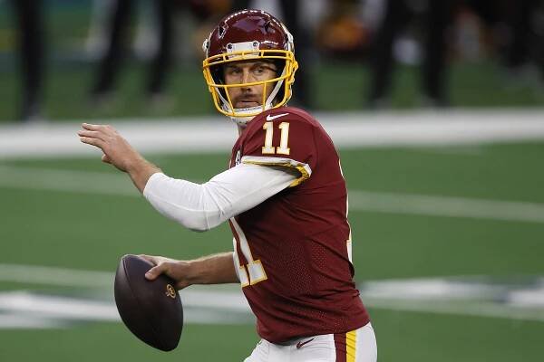 Alex Smith with the Washington Football Team in 2020.
