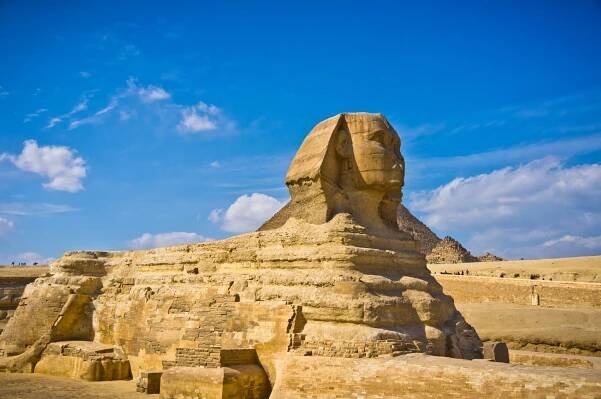 Velká sfinga v Gíze, egypt — Stock obrázek