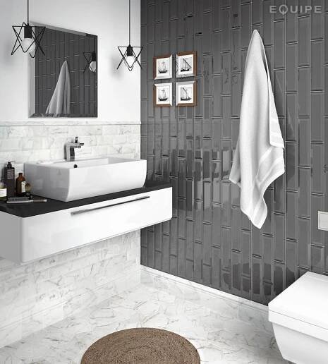 #Sapho #Obklady a dlažby #Koupelna #Metro #Moderní styl #šedá #Lesklý obklad #Malý formát #700 - 1000 Kč/m2 #new 
