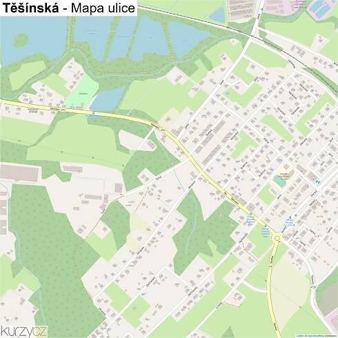 Těšínská - mapy | Kurzy.cz