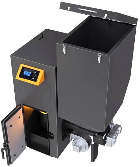 Kotel Benekovterm s.r.o. BENEKOV B16 PREMIUM kotel na uhlí 15kW, automatický, levý + zásobník 180l + regulace Cimatix P