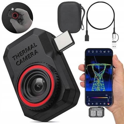 MINI TERMOVIZNÍ KAMERA APLIKACE ANDROID USB-C PRO TABLET TELEFON –15 +600