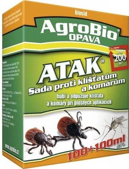 AgroBio Atak Sada proti klíšťatům a komárům 2 x 100 ml nakoupit u OBI