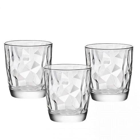 Sada sklenic DIAMOND čiré 3 ks 390 ml | Viame.cz