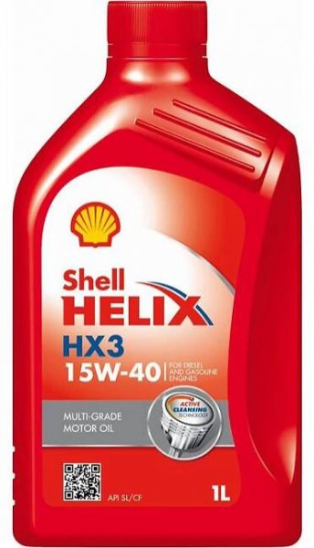 Olej Shell Helix HX3 15W40 1L BENZÍN DIESEL LPG