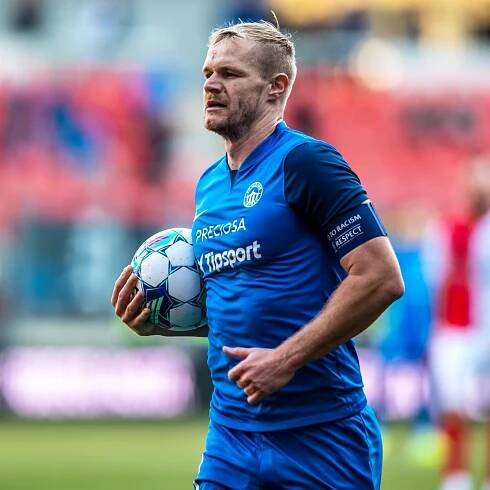 Jan Mikula dosáhl na metu dvou set ligových startů za Slovan