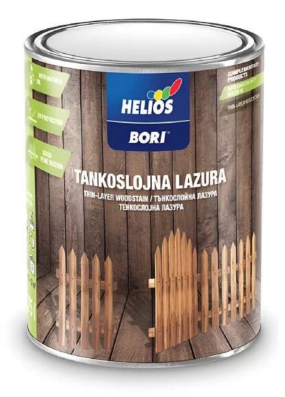 HELIOS BORI Tenkovrstvá lazura na dřevo