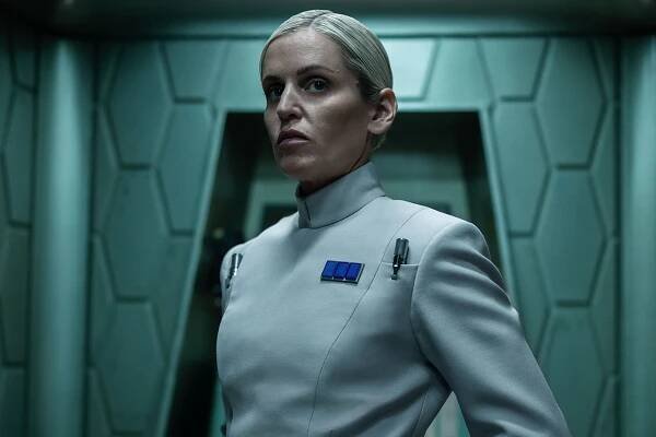 Dedra Meero (Denise Gough) in an Imperial office on Ghorman in 'Andor' Season 2 Episode 8