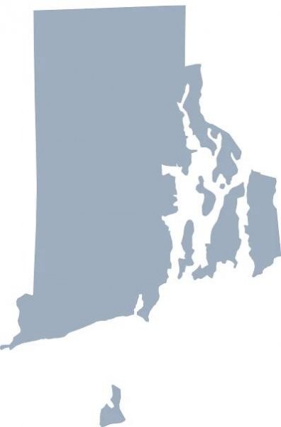 Rhode Island state outline