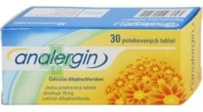 ANALERGIN POR 10MG TBL FLM 30