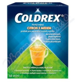 Coldrex Horký nápoj Cit.med 750mg/10mg/60mg scc.10
