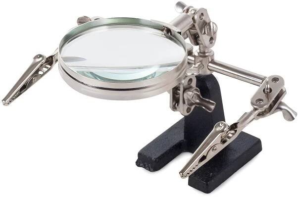 Verk 09050 Držáček s lupou třetí ruka 2,5 × 60 mm