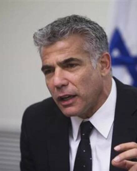 Ex-TV anchor Yair Lapid named Israeli finance minister