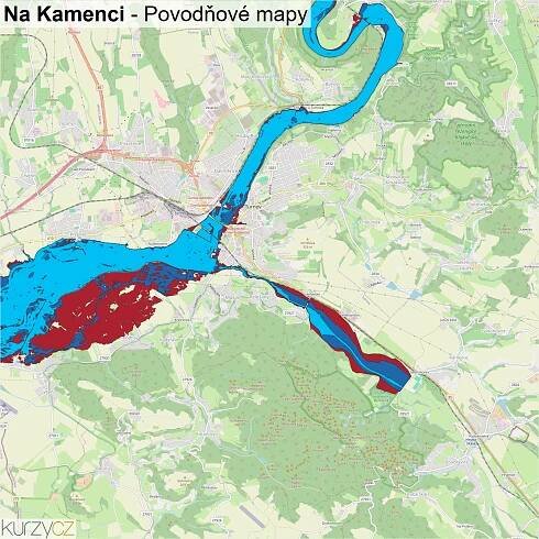 Na Kamenci - mapy | Kurzy.cz