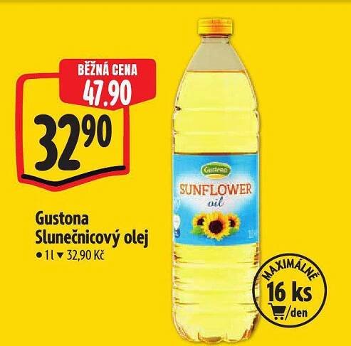 GUSTONA SLUNEČNICOVÝ OLEJ