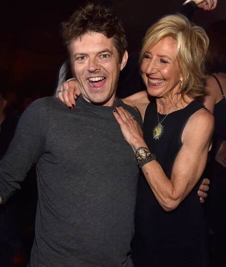 Lin Shaye and Jason Blum at an event for Insidious: Chapter 3 (2015)