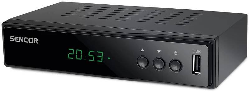 Certifikovaný Sencor SDB 5003T pro české DVB-T2 právě vstupuje do prodeje