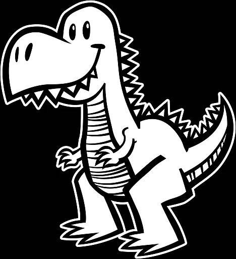 dinosaurus t-rex - t rex teeth stock ilustrace