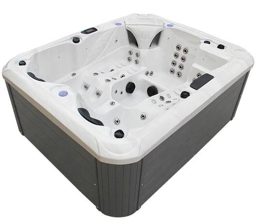 Poséidon Spa Divine Line PÉGASE bílý mramor/šedé bednění | Dům vířivek