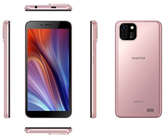 ALIGATOR S5550 Duo 16GB růžovo-zlatý